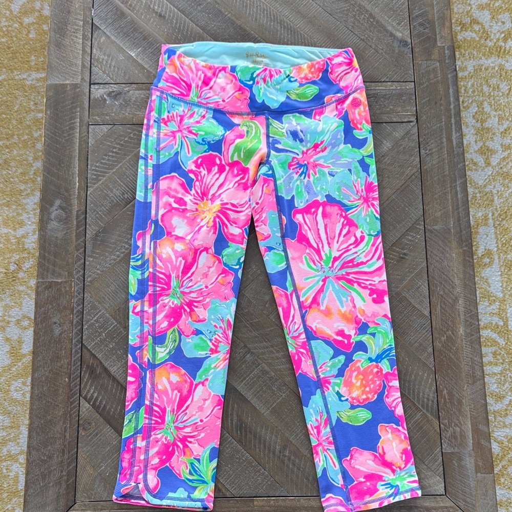 Lilly Pulitzer Vibrant Floral Kids Leggings